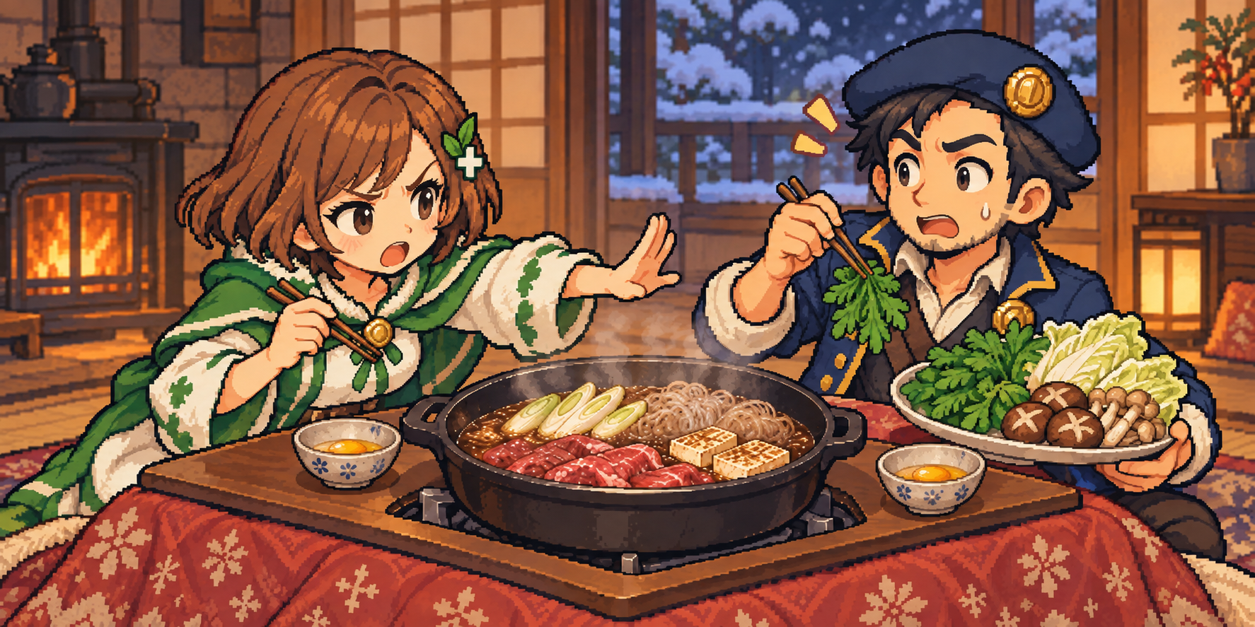 春菊の食材紹介イラスト