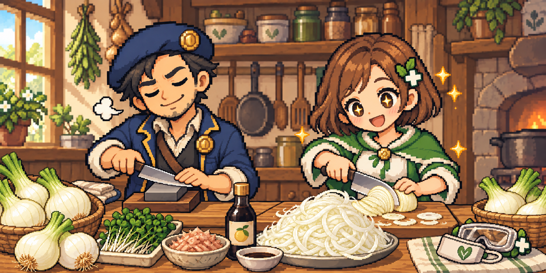 新玉ねぎの食材紹介イラスト