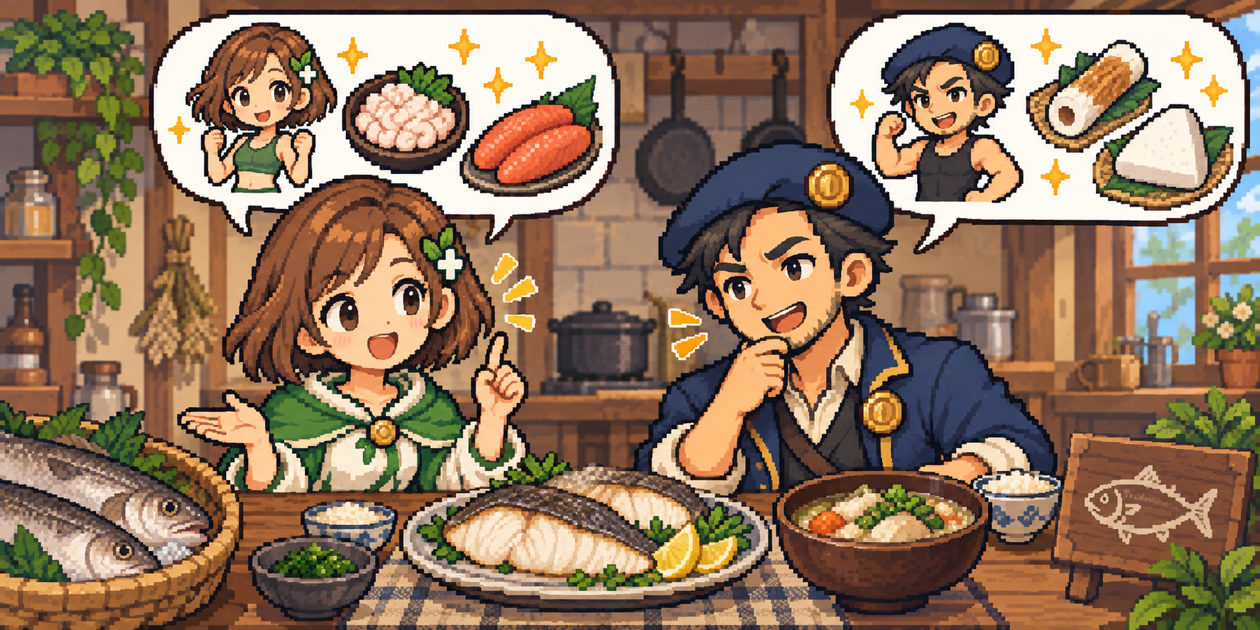 生鱈の食材紹介イラスト