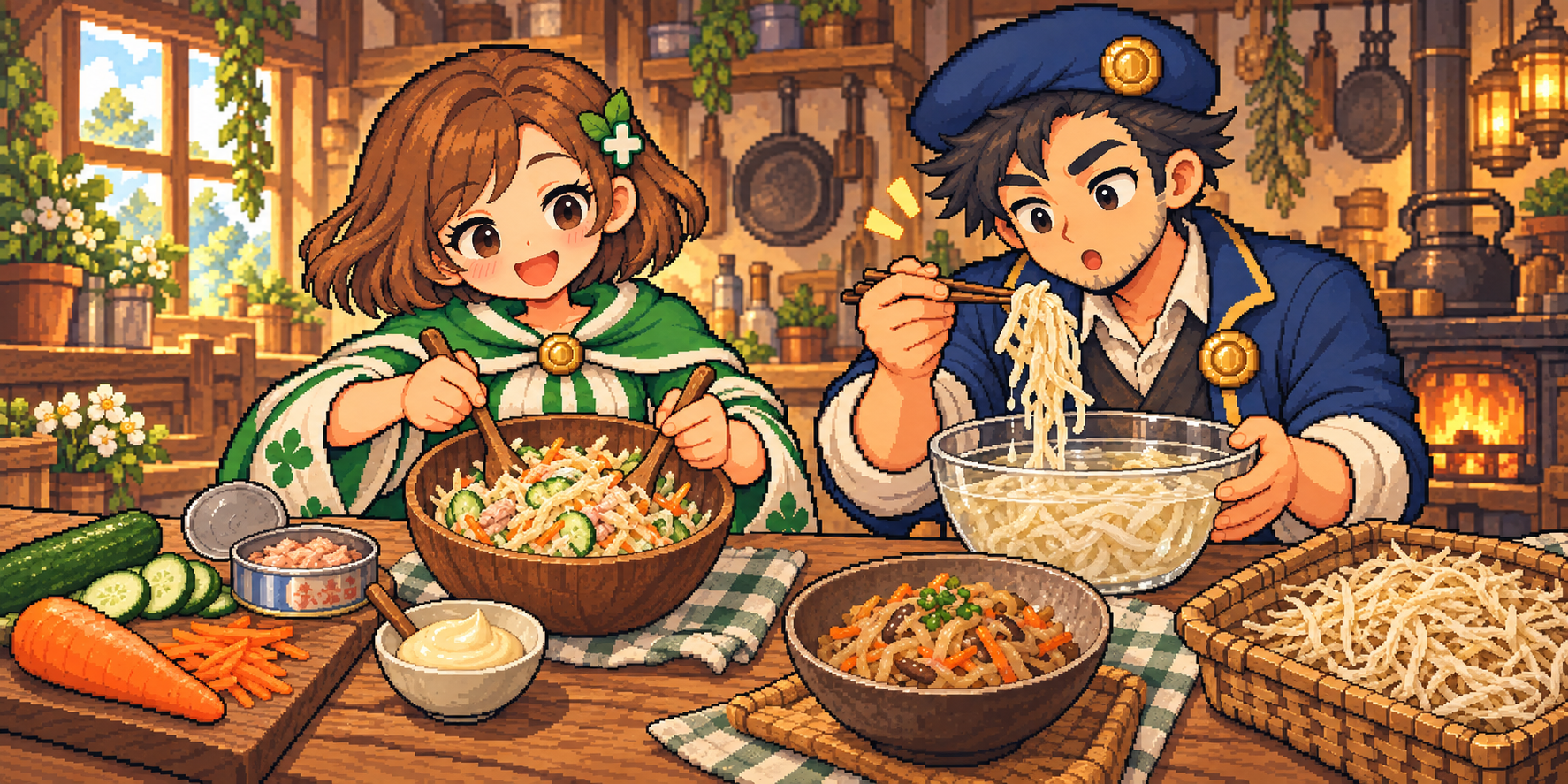 切干大根の食材紹介イラスト