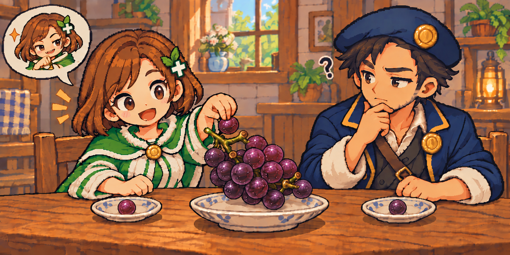 巨峰の食材紹介イラスト