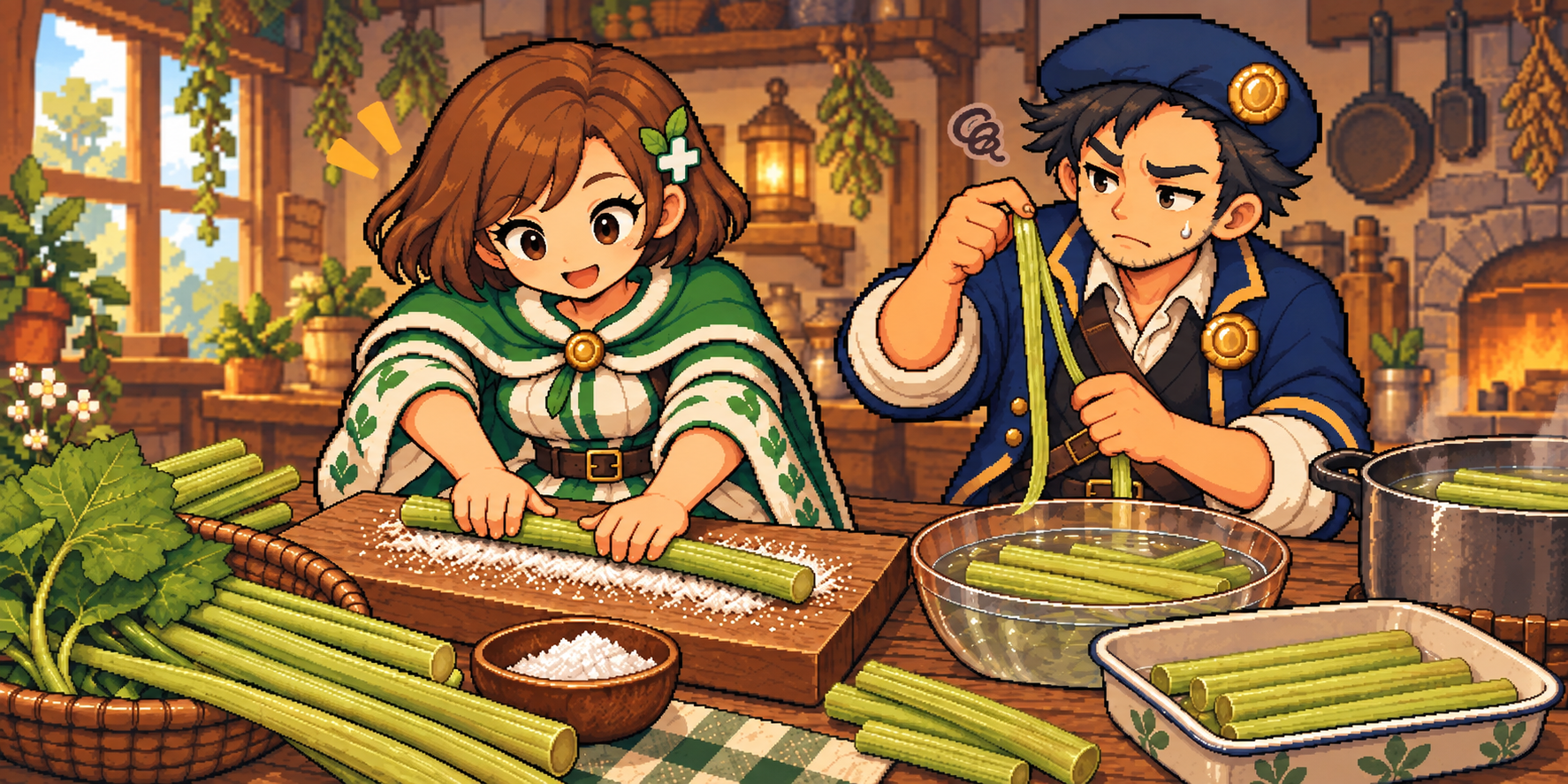 ふきの食材紹介イラスト