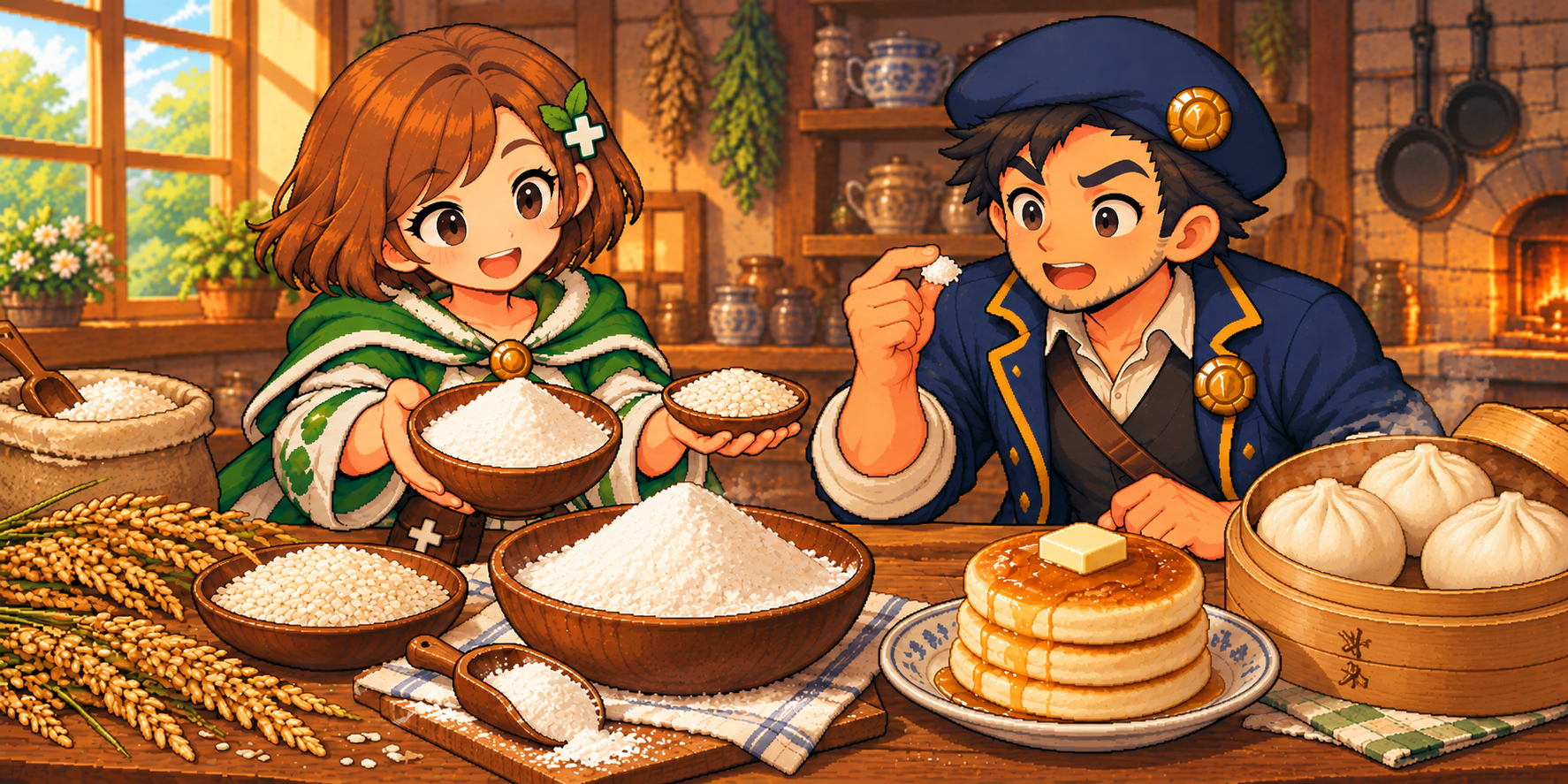 米粉の食材紹介イラスト