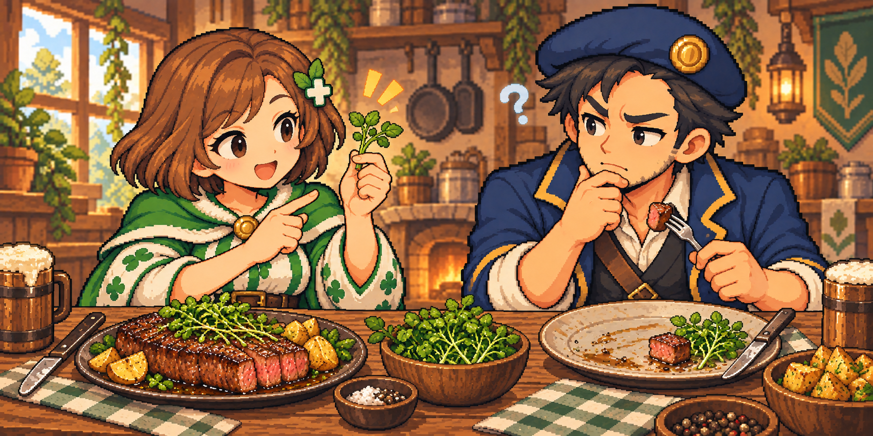 クレソンの食材紹介イラスト