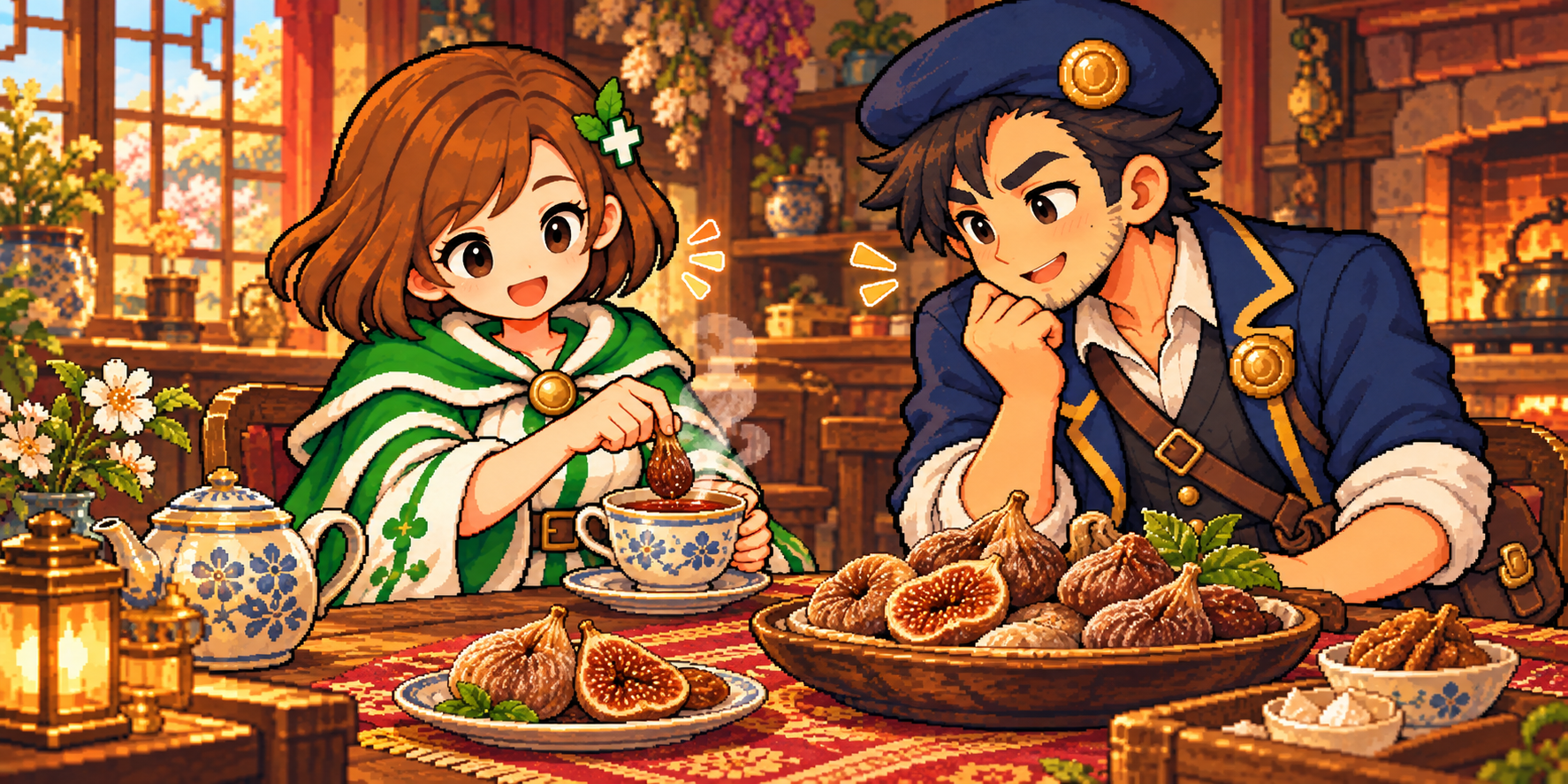 ドライいちじくの食材紹介イラスト