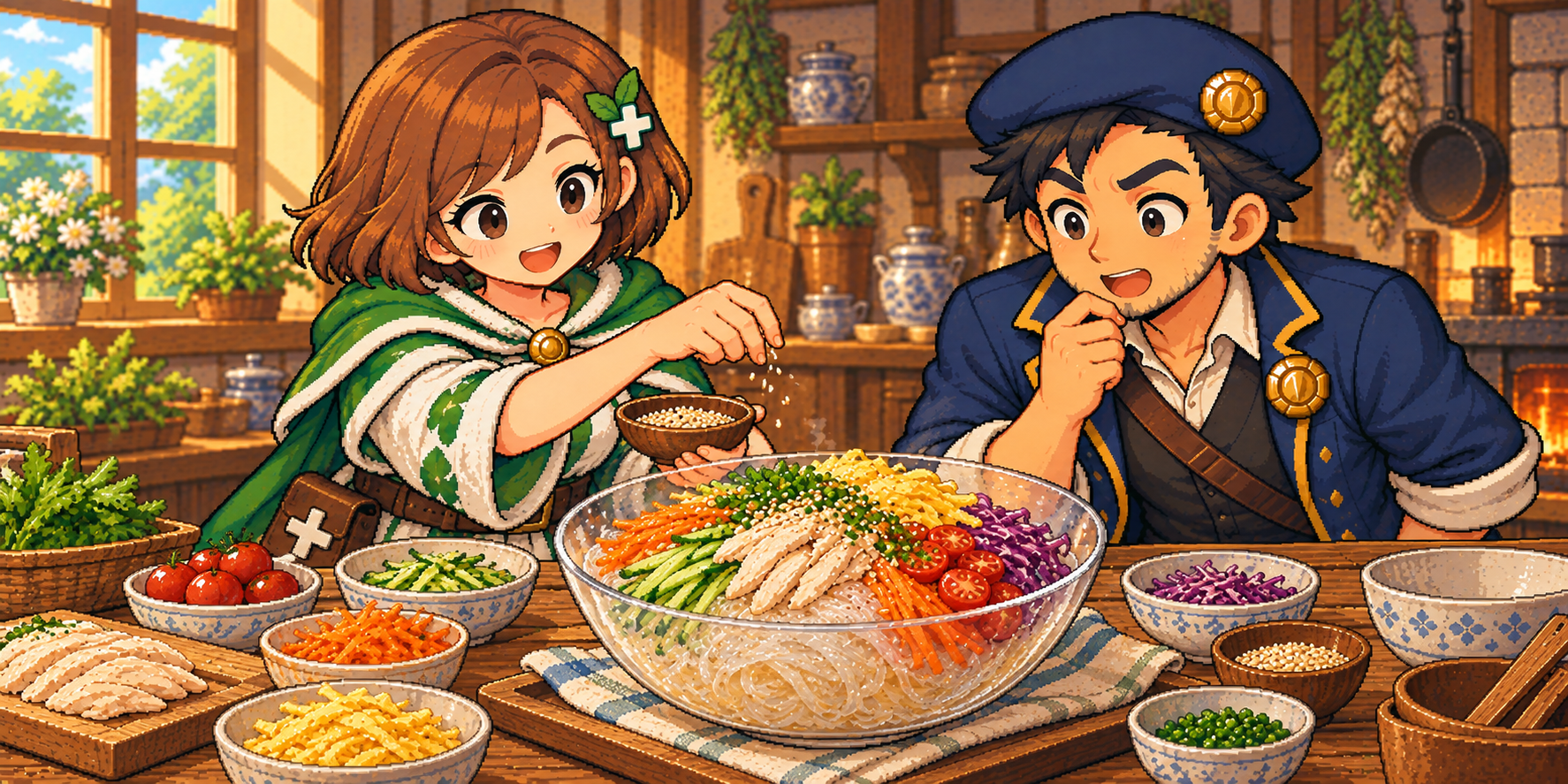 春雨の食材紹介イラスト