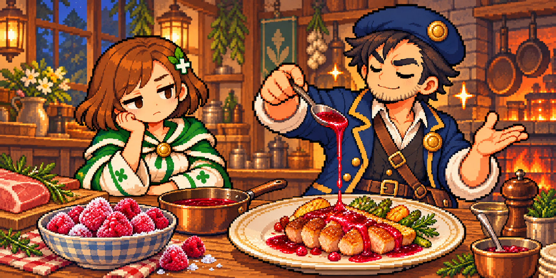 冷凍ラズベリーの食材紹介イラスト