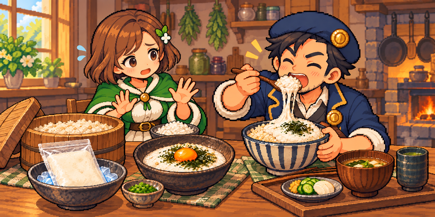 冷凍とろろの食材紹介イラスト