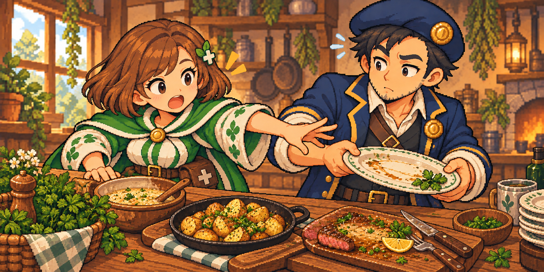 パセリの食材紹介イラスト