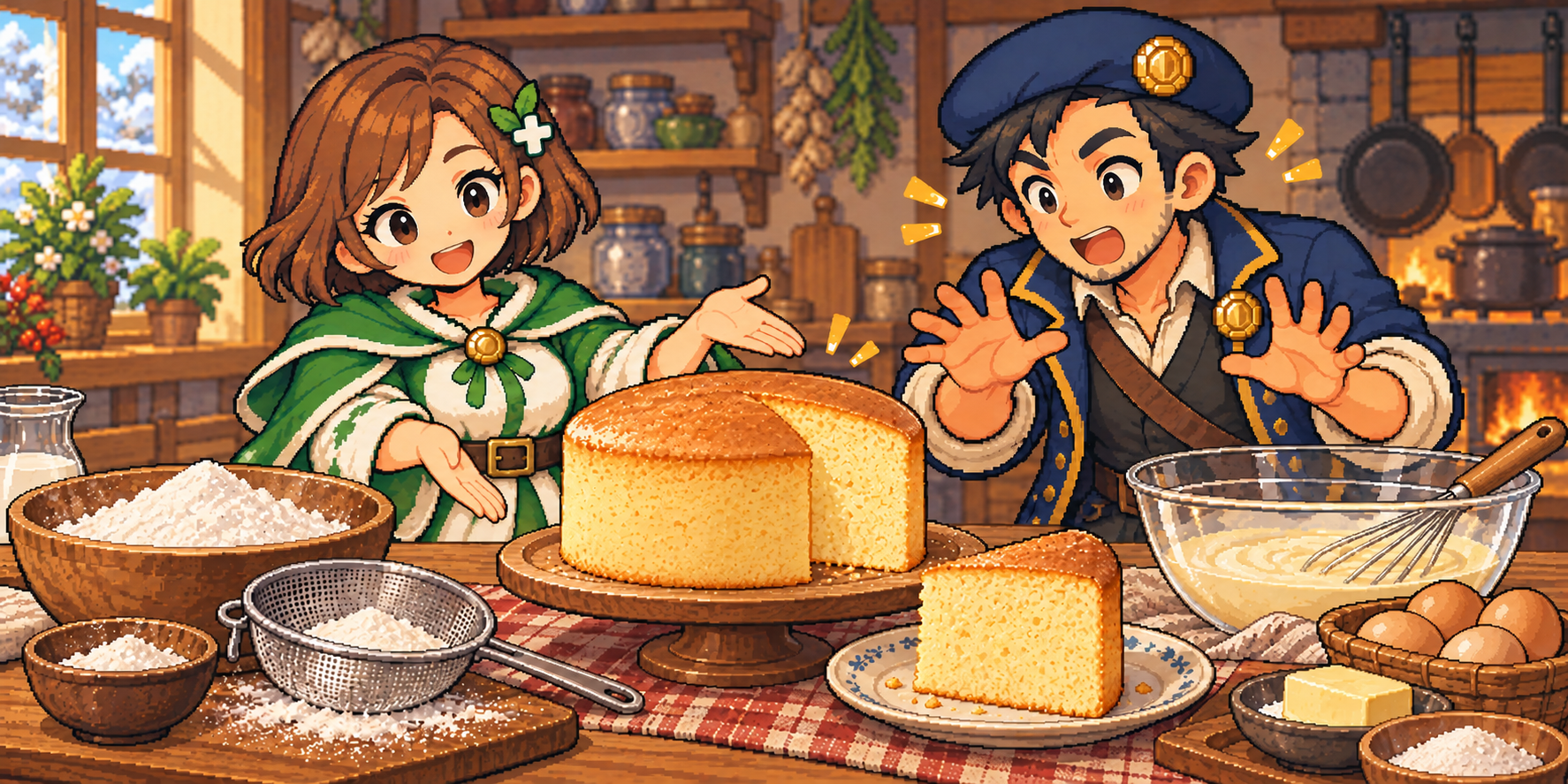 薄力粉の食材紹介イラスト