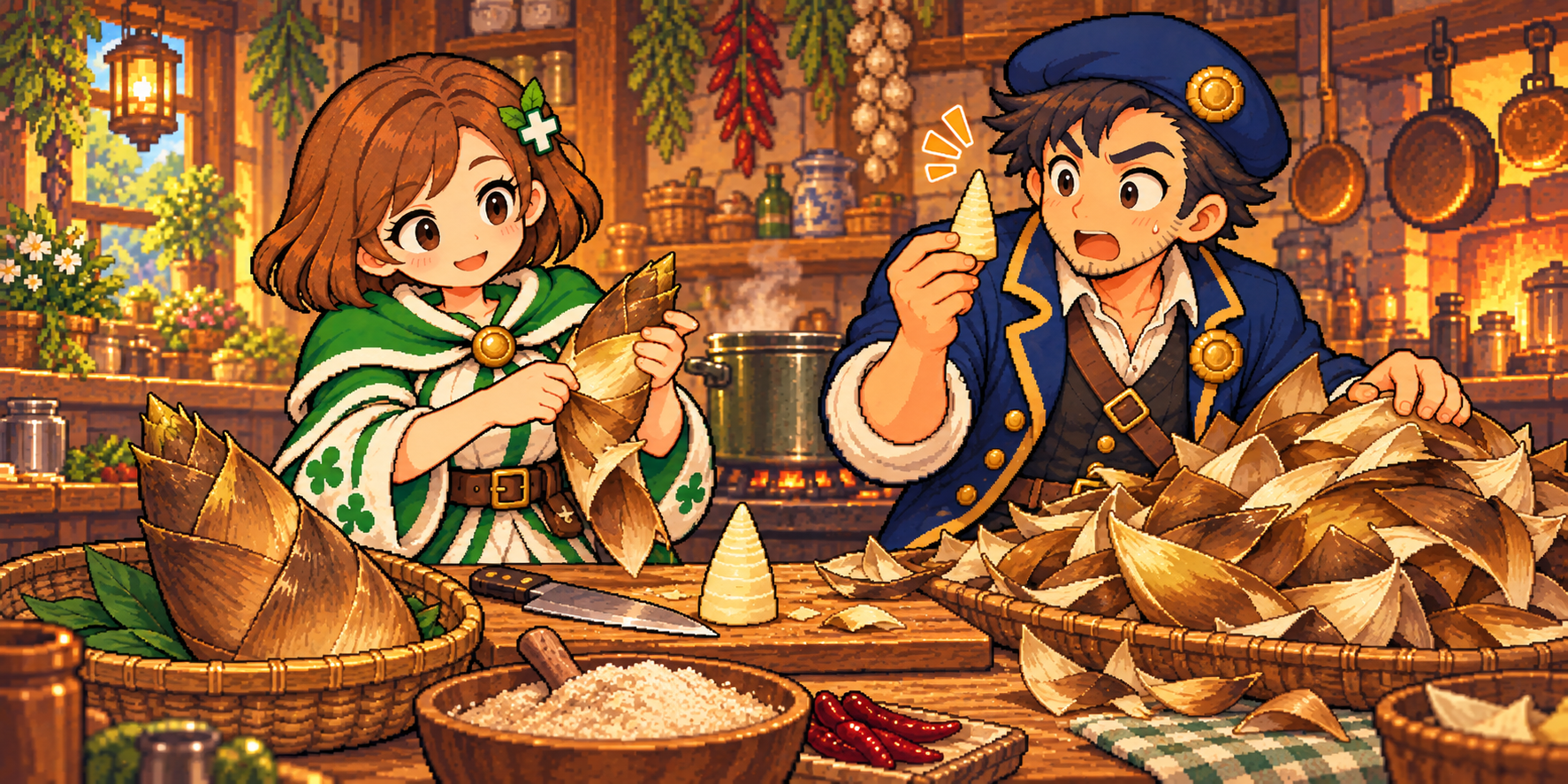 たけのこの食材紹介イラスト